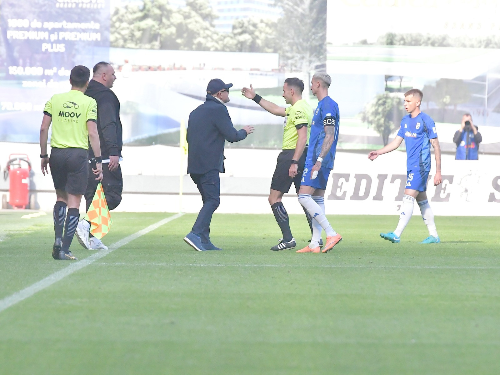 Reacția lui Adrian Mititelu după pedeapsa primită pentru că a pătruns pe teren și l-a certat pe arbitru